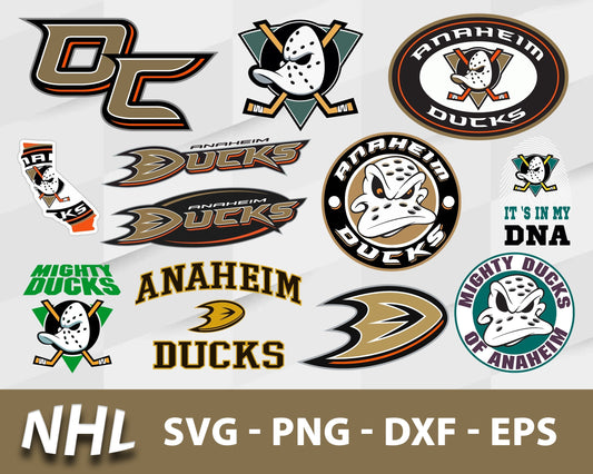 Anaheim Ducks Svg Bundle, Anaheim Ducks Svg, Sport Svg, Nhl Svg, Png, Dxf, Eps Digital File.
