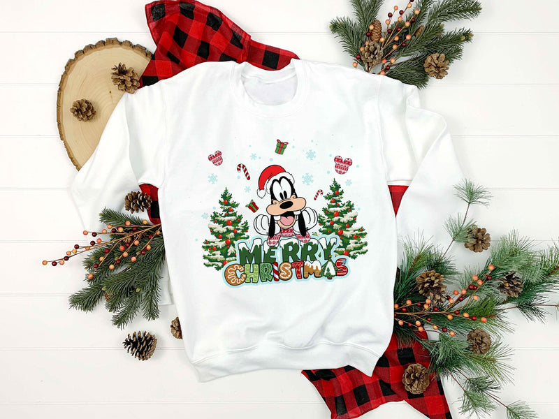 Goofy Merry Christmas PNG, Disney Christmas PNG, Christmas PNG.