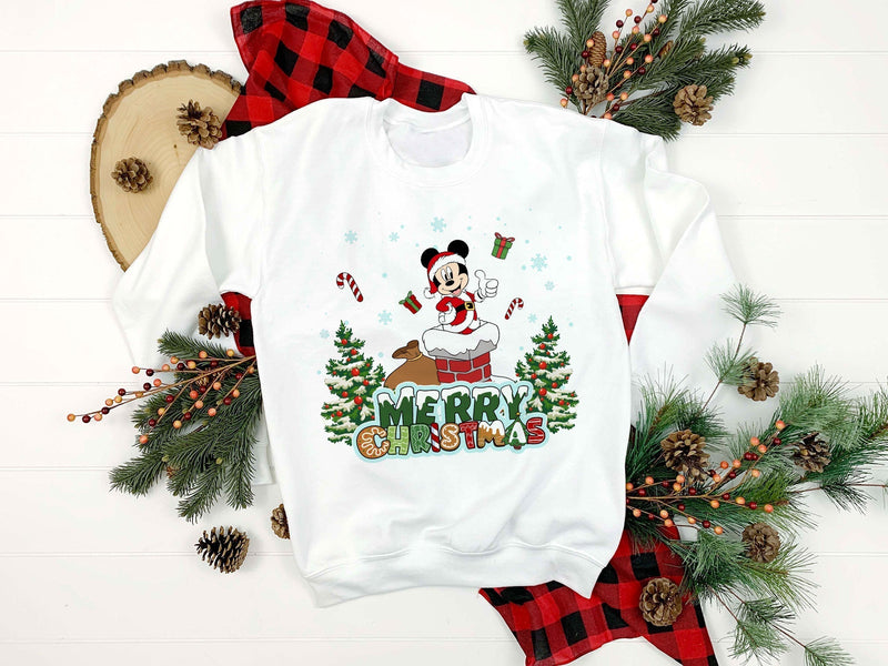 Mickey Santa Christmas PNG, Disney Christmas PNG Digital File.