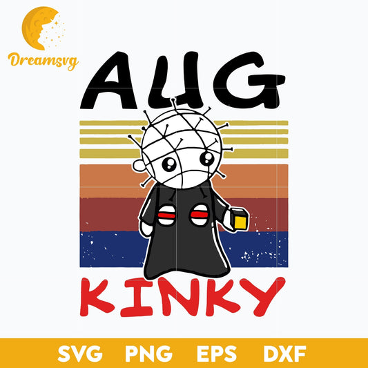 August birthday pinhead hellraiser kinky halloween svg, Halloween svg, png, dxf, eps digital file.