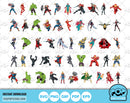 Marvel Avengers BIG BUNDLE 500 files, Avengers svg cut files for Cricut / Silhouette, Avengers png