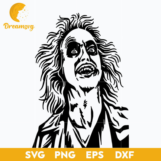 Beetlejuice SVG, Beetlejuice Halloween svg, Scary Halloween SVG, Horror Characters svg, Halloween svg, png, dxf, eps digital file.