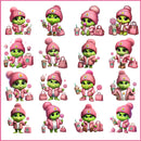 Baby grinch png, Boujee Grinch, cute grinchmas png