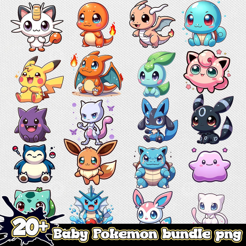 Baby pokemon bundle png