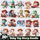 Baby toy story png bundle