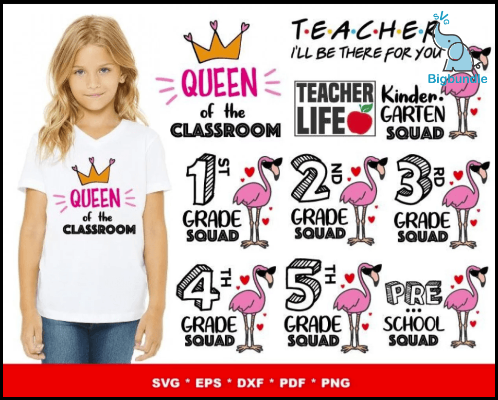 Back to school svg bundle 600+ svg, png, dxf, pdf