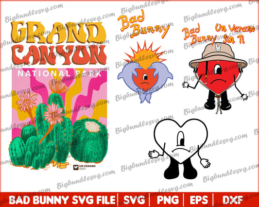 Bad Bunny svg Bundle - Digital download