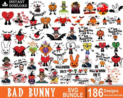 Ultimate Bad Bunny SVG, Bad Bunny svg, png, eps, dxf, Digital download.