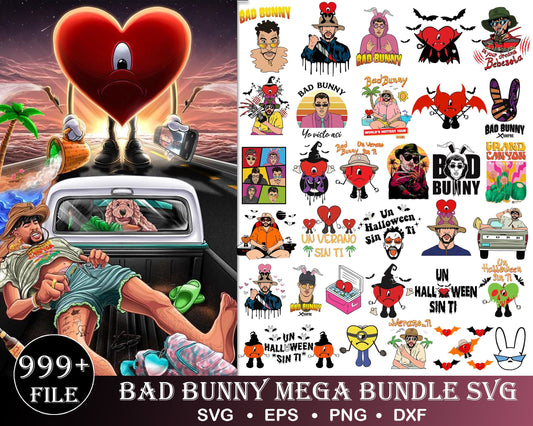 999+ Bad Bunny 4 formats, Bad Bunny SVG, Bad Bunny svg, png, eps, dxf, Digital  download.