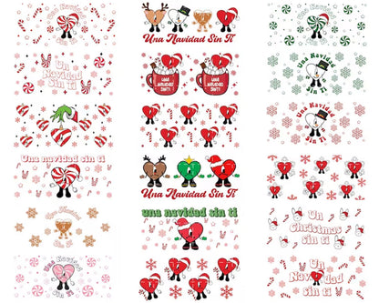 45+ Christmas Bad Bunny Glass Can Wrap Png, Coffee Bad Bunny 16oz Png, Merry Christmas Tumbler Png, Baby Benito Png, Wrap Digital Download CRM10112201