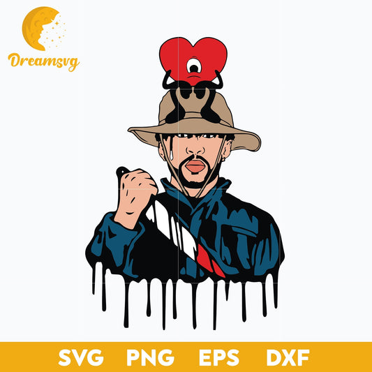 Bad Bunny Halloween Svg, Un Verano Sin Ti Halloween Svg, Bad Bunny Svg, Halloween Svg, png, dxf, eps digital file