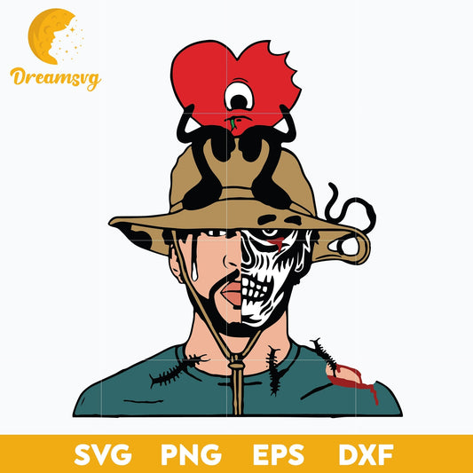 Bad Bunny Halloween Svg, Un Verano Sin Ti Halloween Svg, Bad Bunny Svg, Halloween Svg, png, dxf, eps digital file