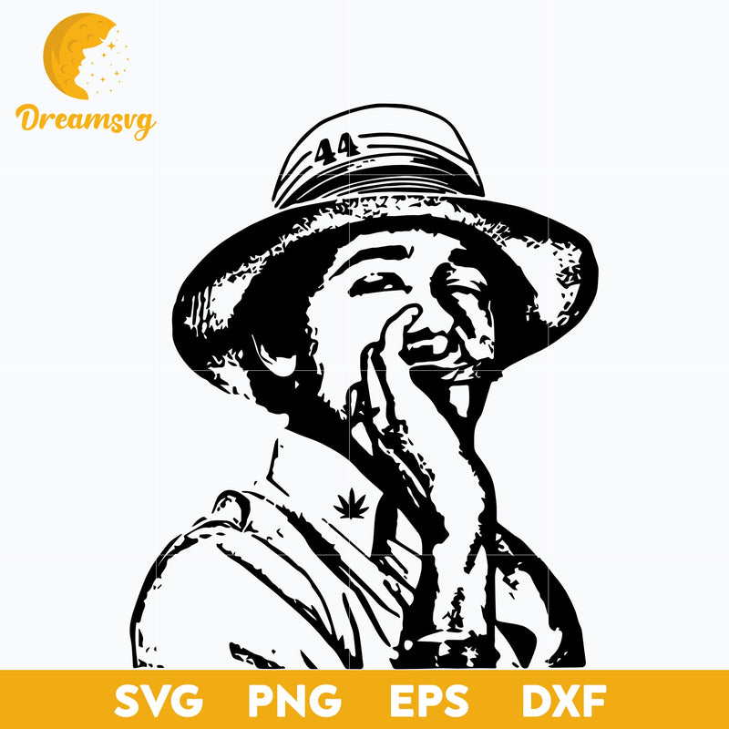 Barack Obama Smoking Pot Svg, Funny Svg, Png, Dxf, Eps Digital File.