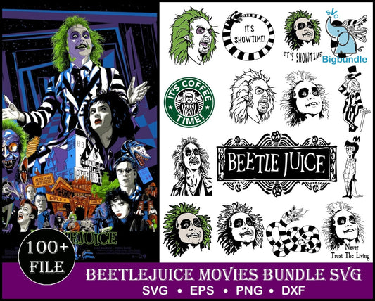 beetlejuice svg bundle 100+ svg, png, dxf, pdf