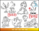 Belle svg bundle 100+ svg, png, dxf, pdf