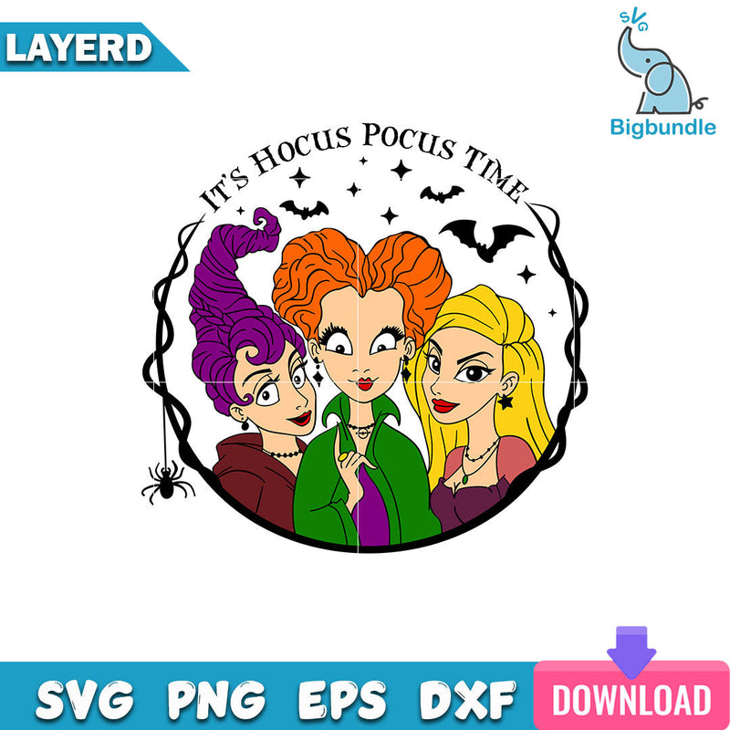 It's Hocus Pocus Time Svg, Sanderson Sister Svg, Hocus Pocus Svg, SG20062329