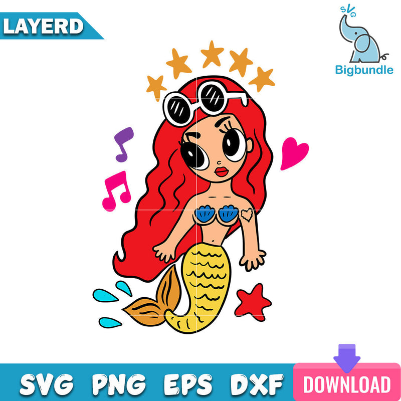 Karol G Mermaid Svg, Karol G Sirenita Svg, Karol G Svg, SG20062331