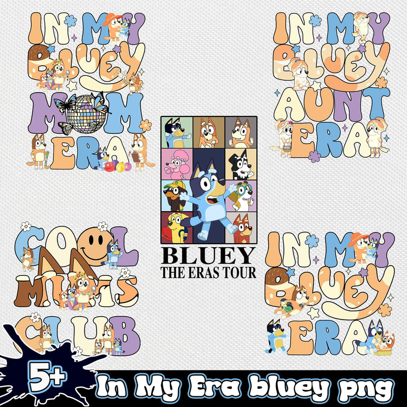 Bluey era bundle png 2024