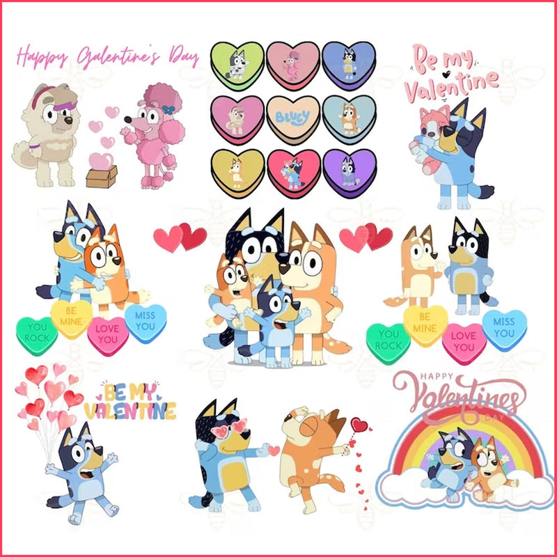 Trending bluey valentine png Bundle