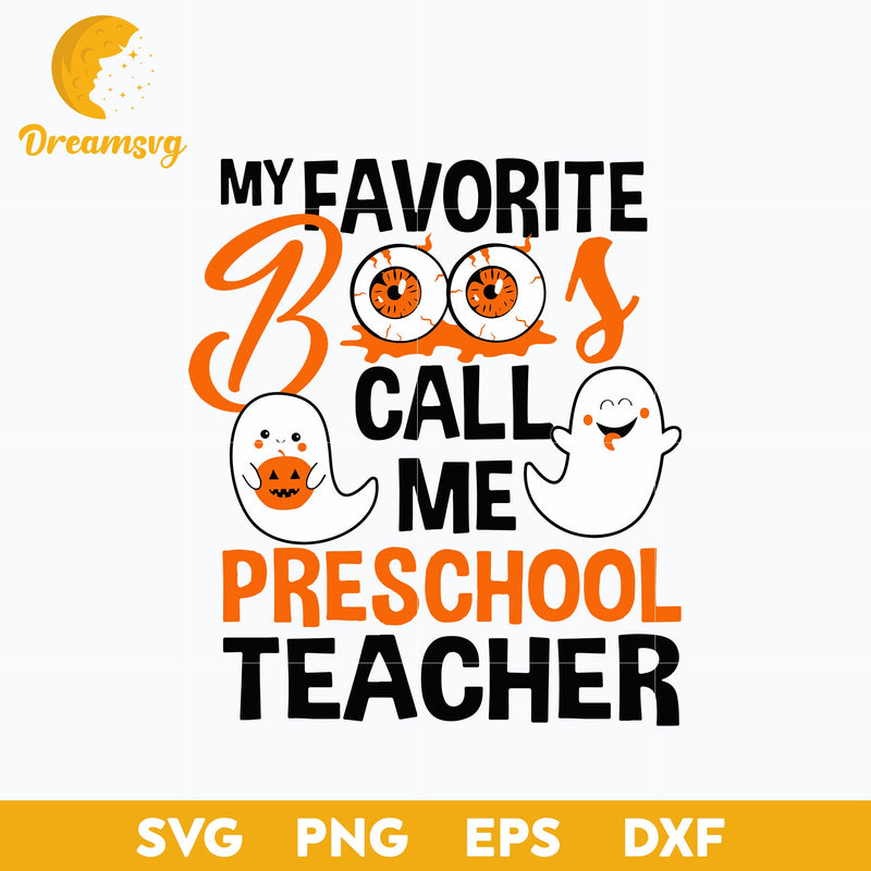 Boo teacher svg, Halloween svg, png, dxf, eps digital file.