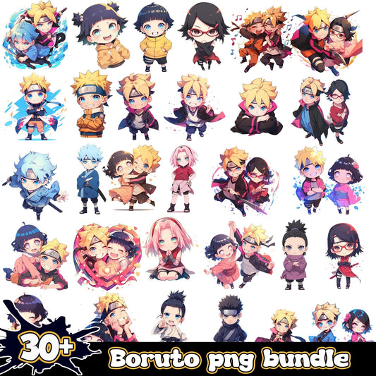Boruto Bundle 30+ PNG