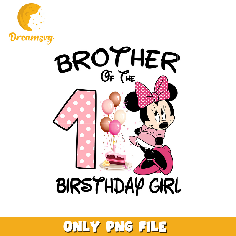 Minnie brother of the birthday girl png