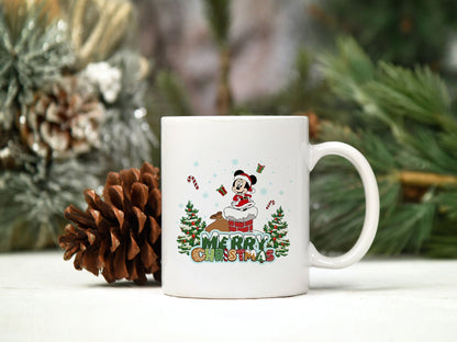 Minnie Mouse Christmas PNG, Disney Merry Christmas PNG File.