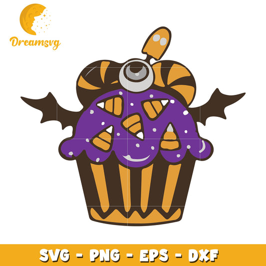 Halloween Muffin Cake svg