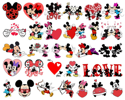 Updated 50+ Valentine Cartoon  Bundle, Valentine Stitch Svg, Valentine Movie Png, Valentine SVG Cut File, Digital Download