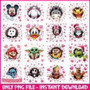 Cartoon Valentine Png Bundle