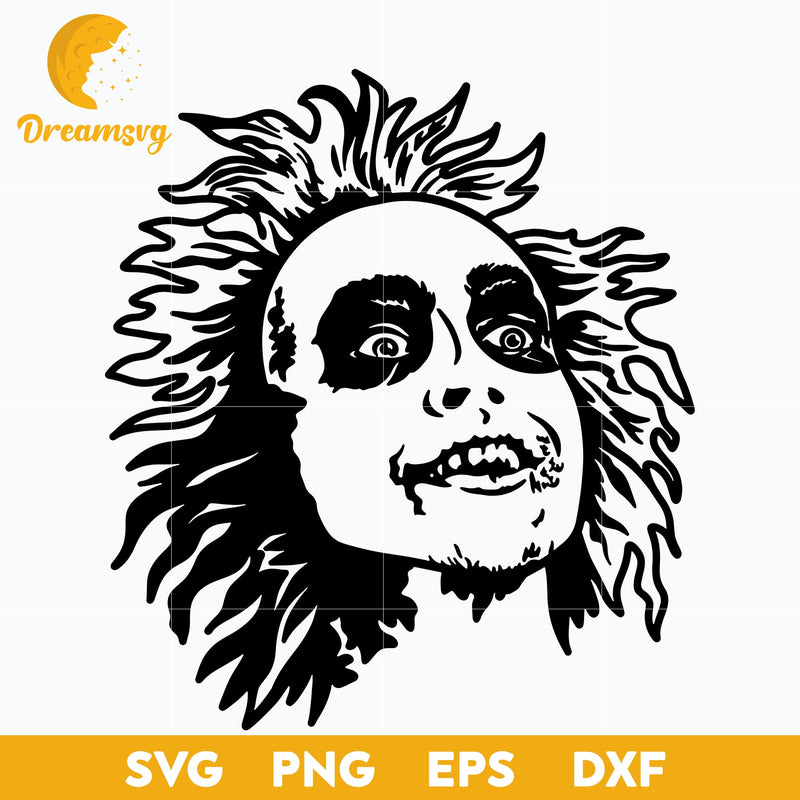 Beetlejuice SVG, Beetlejuice Halloween svg, Scary Halloween SVG, Horror Characters svg, Halloween svg, png, dxf, eps digital file.