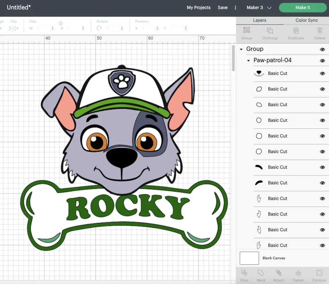 Paw Patrol SVG & PNG Bundle, Paw Patrol SVG Birthday, Paw Patrol SVG Cut Files, Paw Patrol Silhouette Vector Cut FileS
