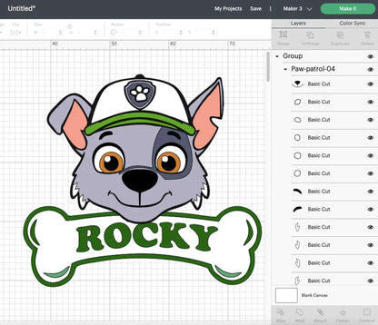 Paw Patrol SVG & PNG Bundle, Paw Patrol SVG Birthday, Paw Patrol SVG Cut Files, Paw Patrol Silhouette Vector Cut FileS