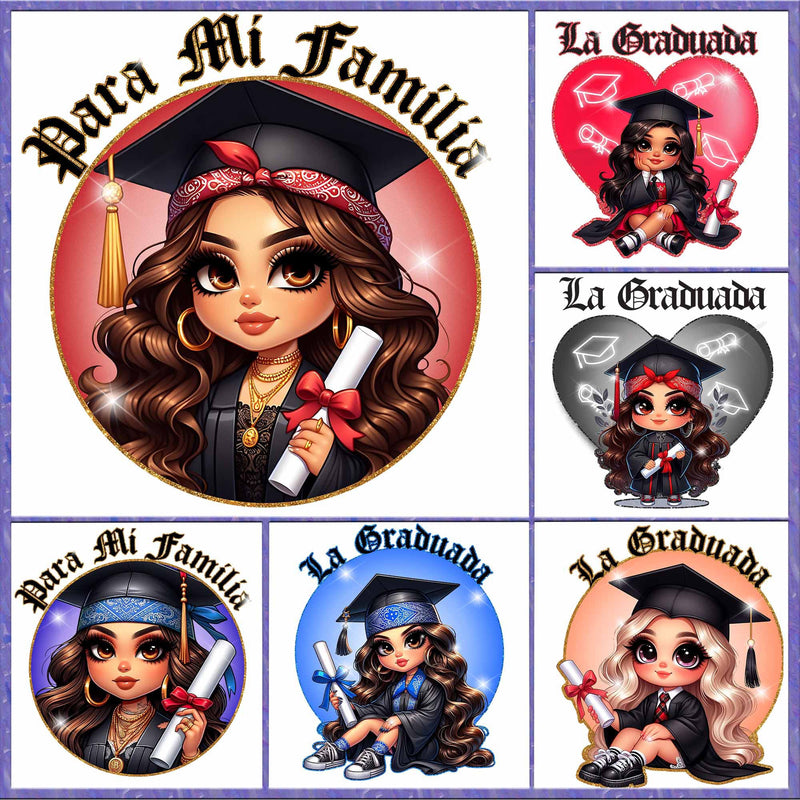 Chicano Graduation Bundle 6+ PNG