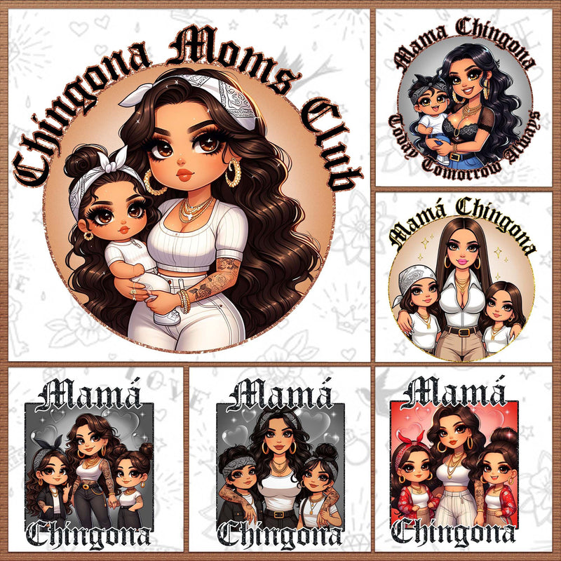 Chicano Mama Bundle 6+ PNG