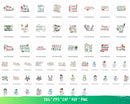 Christmas Svg Files for Cricut and Silhouette - Clipart Images