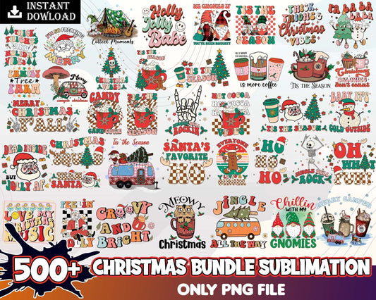 500+ Christmas bundle sublimation, Christmas png, Xmas PNG files, Winter png, Christmas Sign png,, Cut File, Cricut, Silhouette