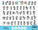 Classic Minnie Mouse BIG BUNDLE 500 files, Minnie svg cut files for Cricut / Silhouette, Minnie Mouse png