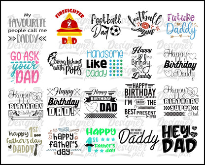 Dad SVG Bundle - Digital download