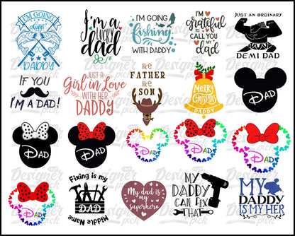Dad SVG Bundle - Digital download