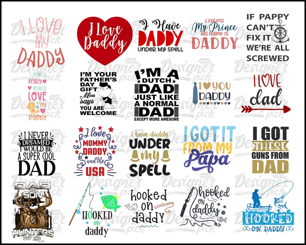 Dad SVG Bundle - Digital download