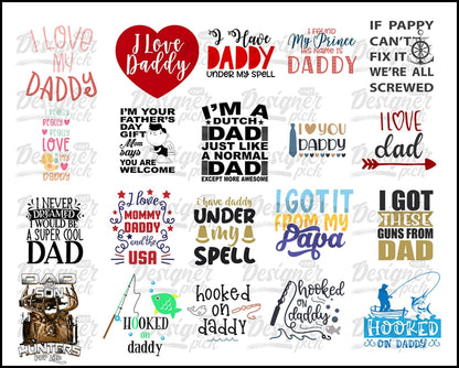 Dad SVG Bundle - Digital download