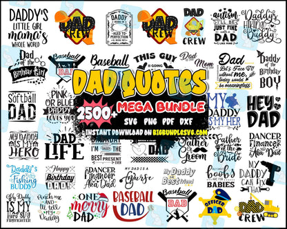 Dad SVG Bundle - Digital download