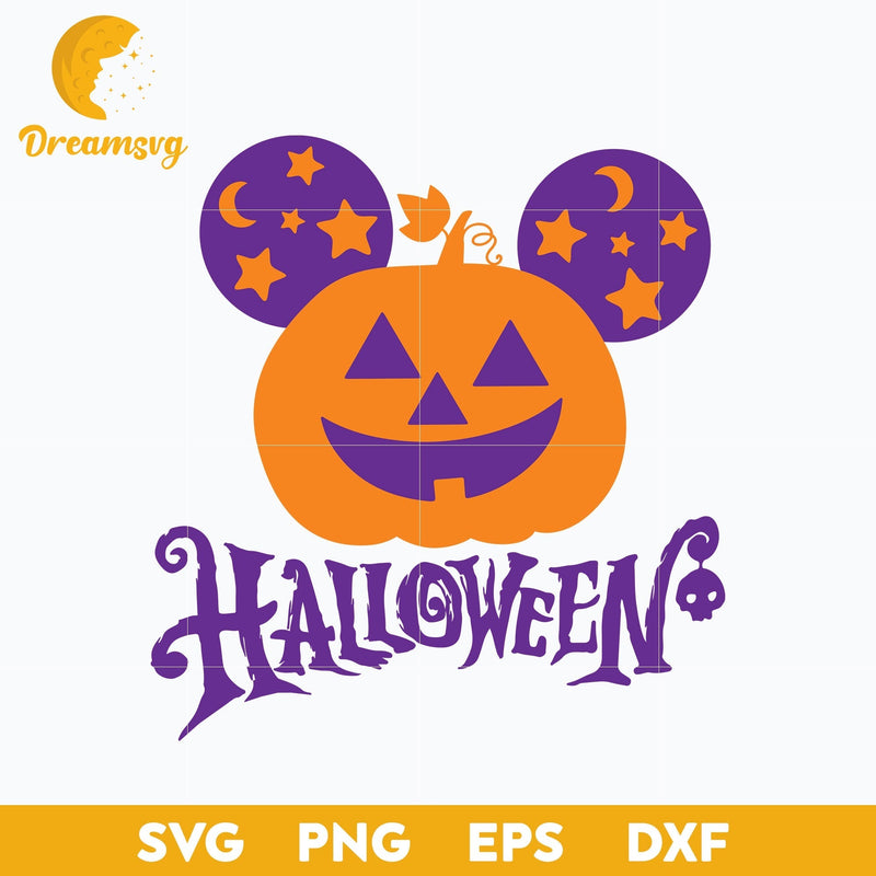 Pumpkin Mickey Halloween Svg, Mickey Halloween Svg, Mickey Svg, Halloween Svg, png, dxf, eps digital file.