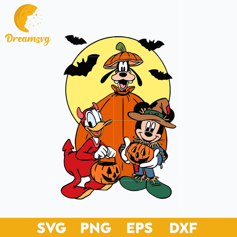 Mickey Friend Halloween Svg, Mickey Halloween Svg, Mickey Svg, Halloween Svg, png, dxf, eps digital file.