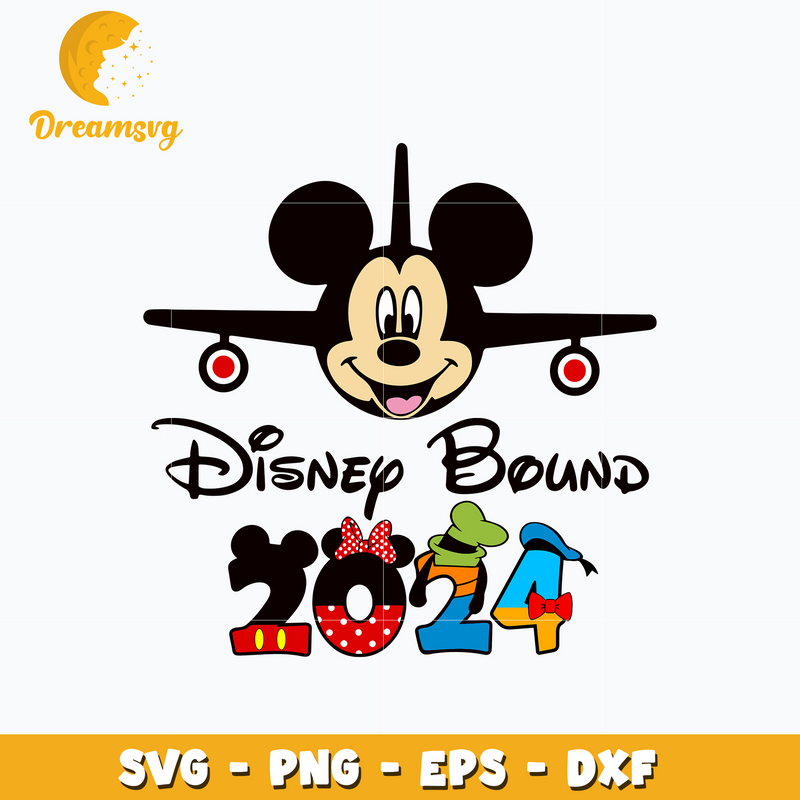 Mickey disney bound 2024 svg