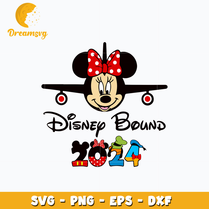 Minnie disney bound 2024 svg