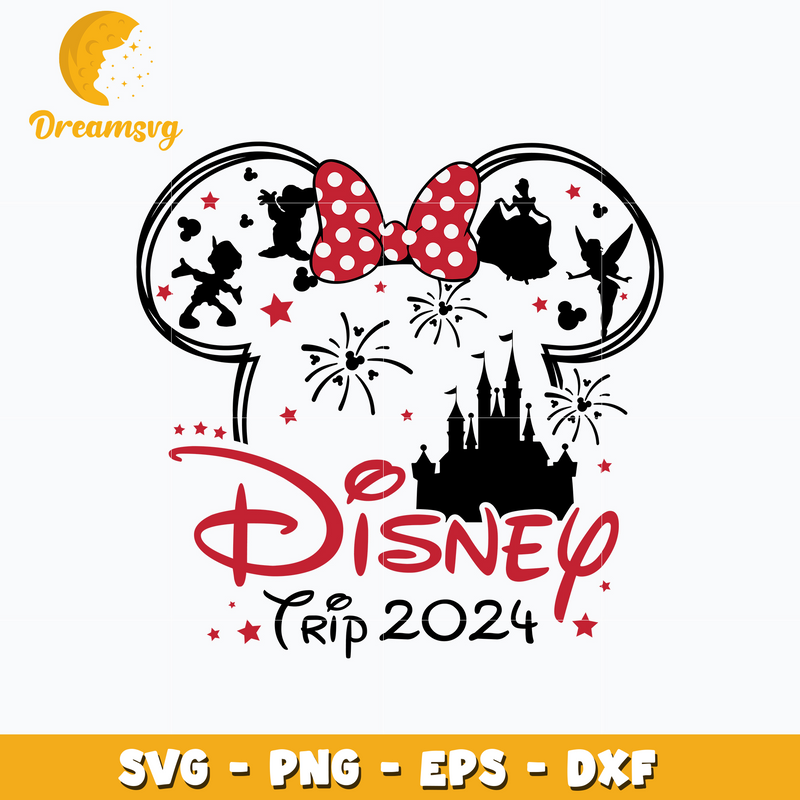 Minnie mouse disney trip 2024 svg