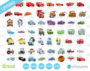 Cars clipart bundle, Disney Cars SVG cut files for Cricut / Silhouette, PNG DXF, instant download
