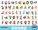 Disney Christmas BIG BUNDLE 500 files, Mickey Mouse Christmas SVG cut files for Cricut / Silhouette, PNG, instant download